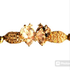 10k gold filled Butterfly bracelet vvsczs